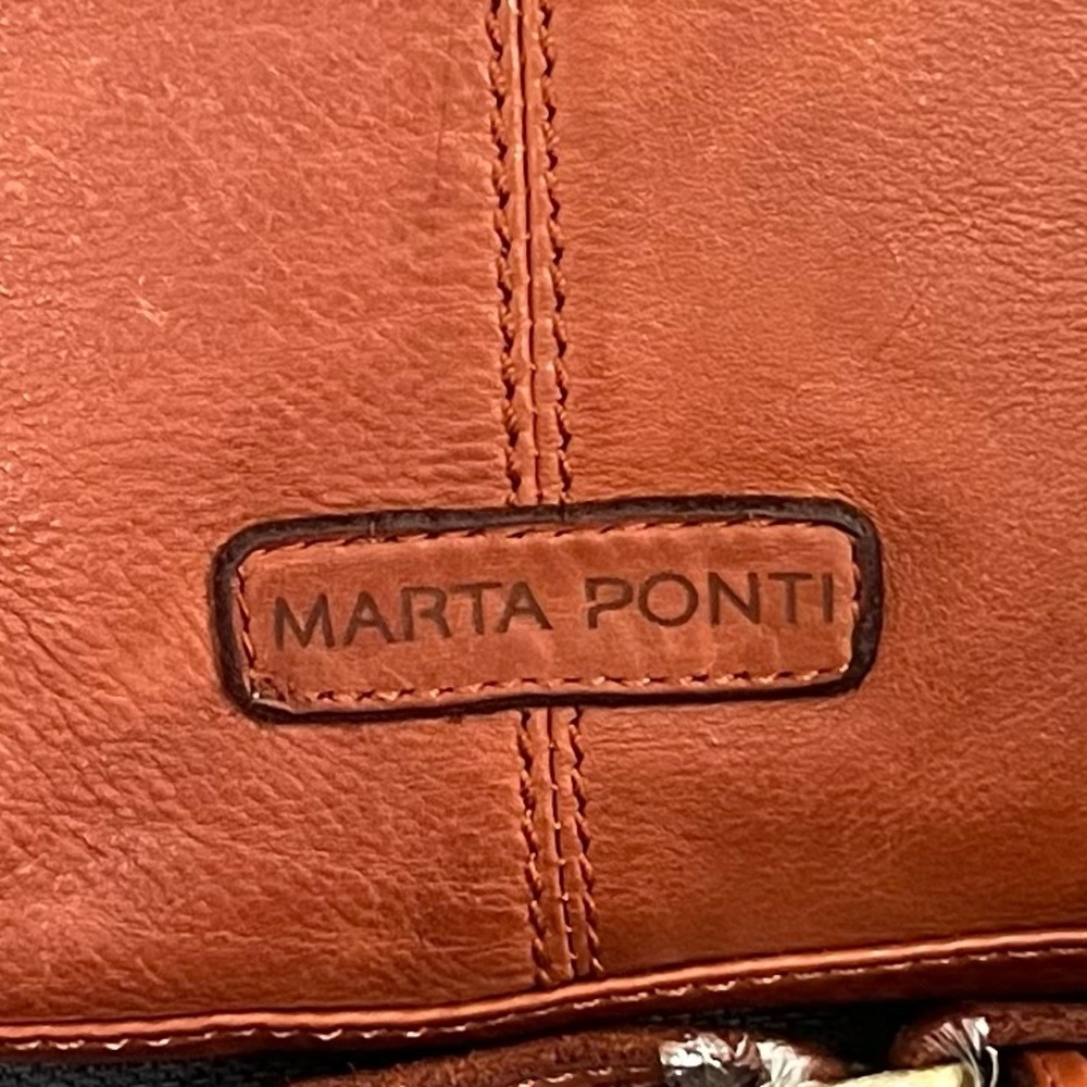 NWT MARTA PONTI LEATHER SMALL CROSSBODY SHOULDER BAG PURSE - Picture 2 of 16